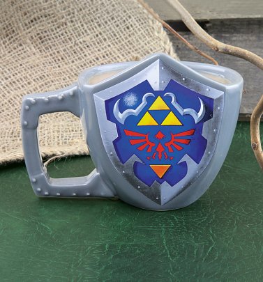 The Legend Of Zelda 3D Shield Mug