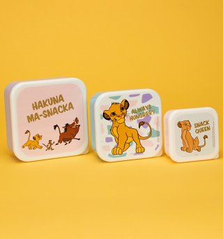 The Lion King Set Of Three Snack Boxes The Lion King Set Of Three Snack Boxes