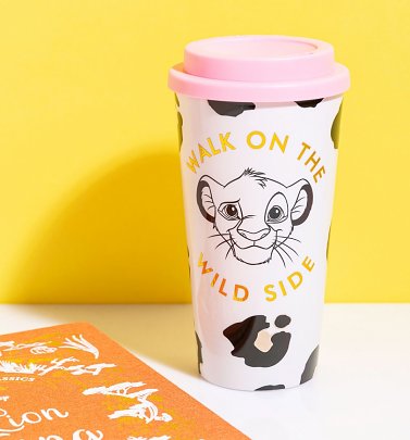 The Lion King Simba Animal Print Travel Mug The Lion King Simba Animal Print Travel Mug