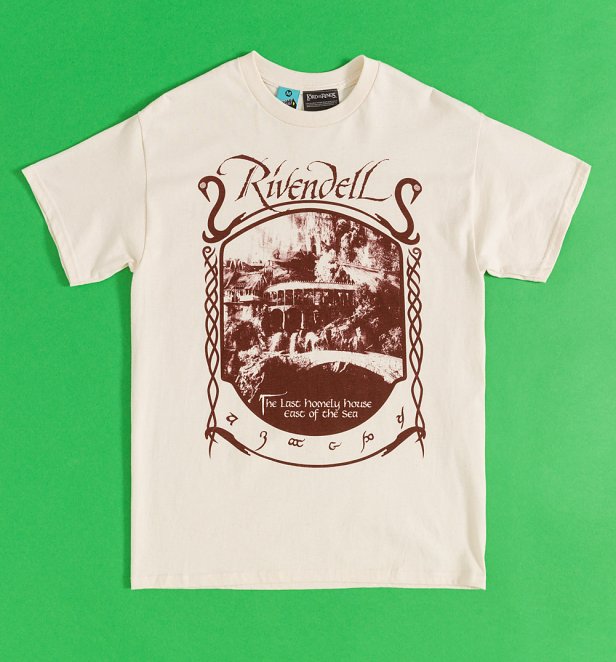 The Lord Of The Rings Rivendell Natural T-Shirt