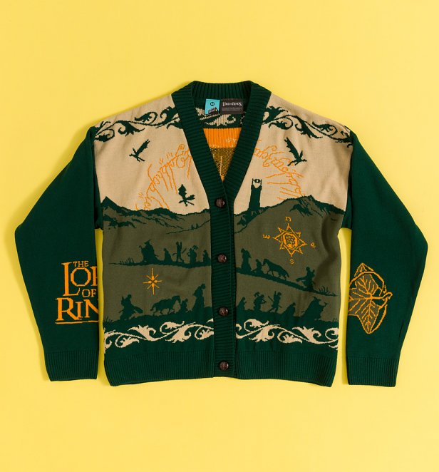 The Lord Of The Rings The Journey Knitted Cardigan The Lord Of The Rings The Journey Knitted Cardigan