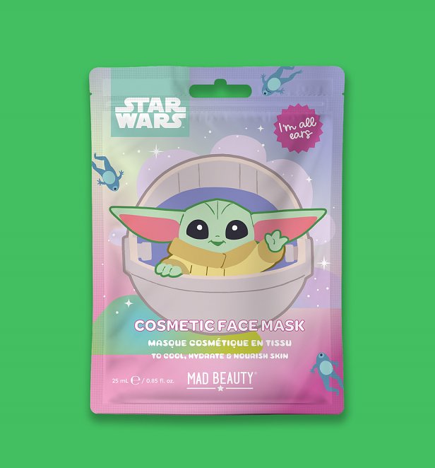 The Mandalorian Grogu Sheet Mask from Mad Beauty