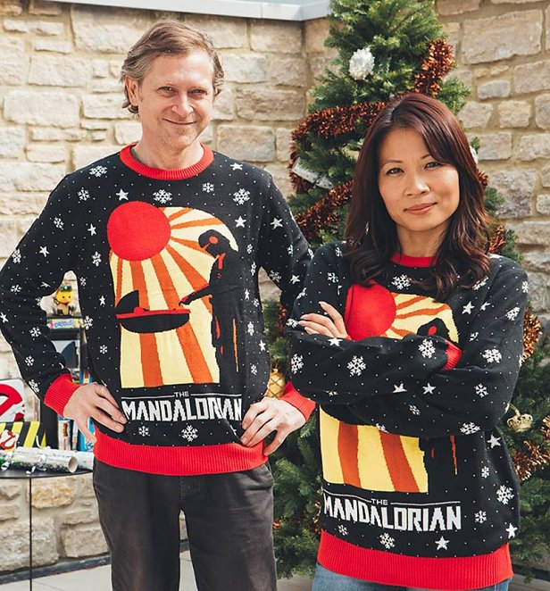 The Mandalorian Knitted Christmas Jumper