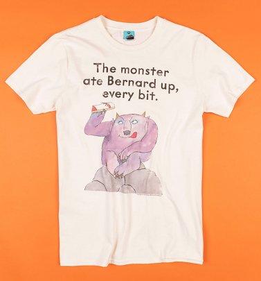 The Monster Ate Bernard Up Natural T-Shirt The Monster Ate Bernard Up Natural T-Shirt