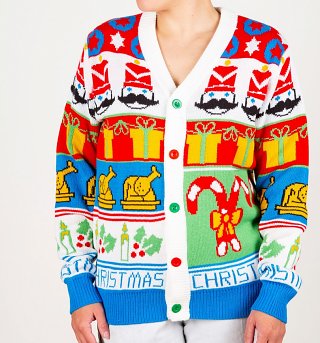 The Nutcracker Knitted Christmas Cardigan from Cheesy Christmas Jumpers The Nutcracker Knitted Christmas Cardigan from Cheesy Christmas Jumpers