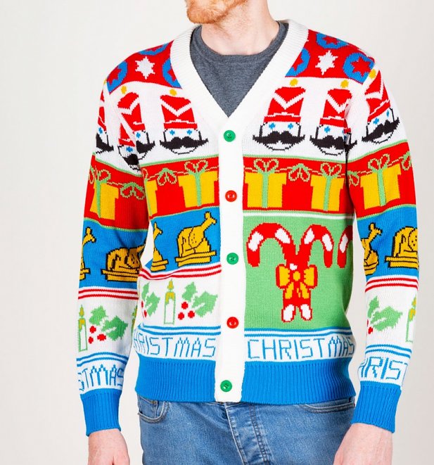 The Nutcracker Knitted Christmas Cardigan from Cheesy Christmas Jumpers