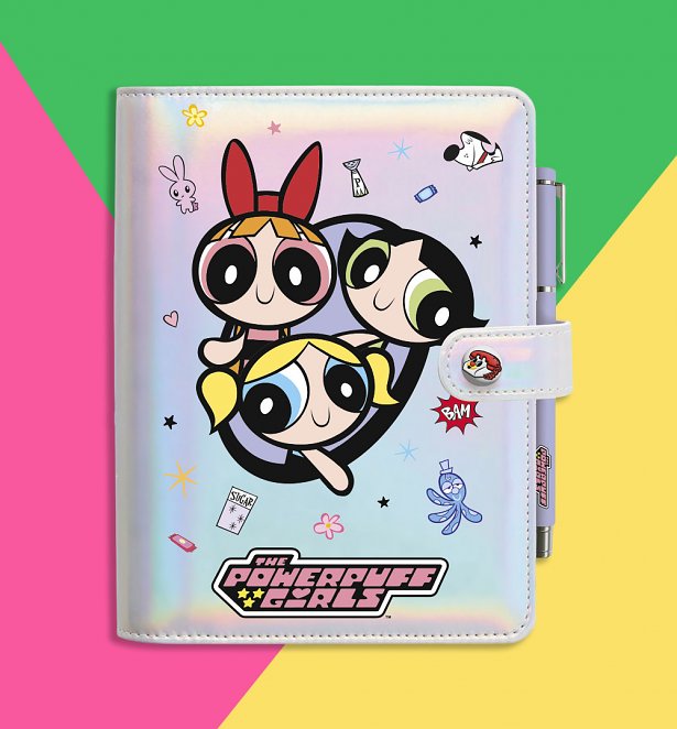 The Powerpuff Girls Holographic Notebook With Pen