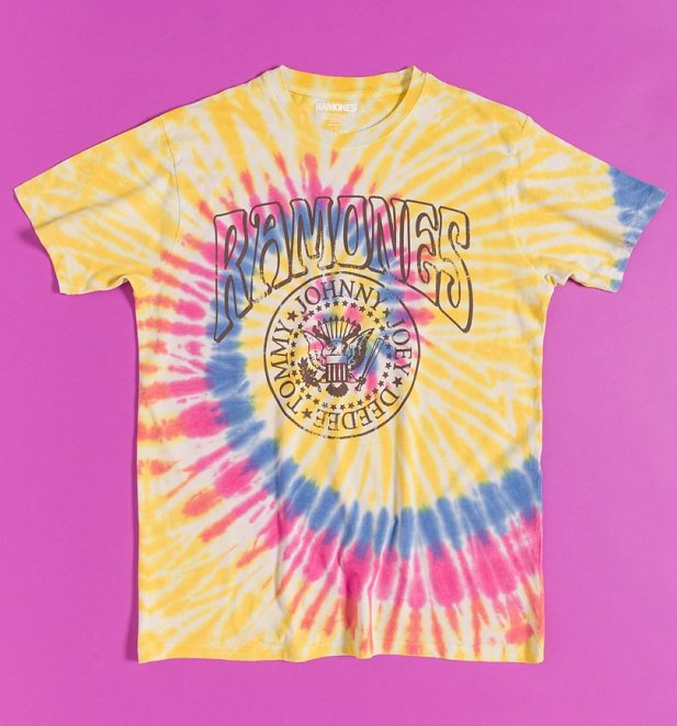 The Ramones Logo Tie Dye T-Shirt