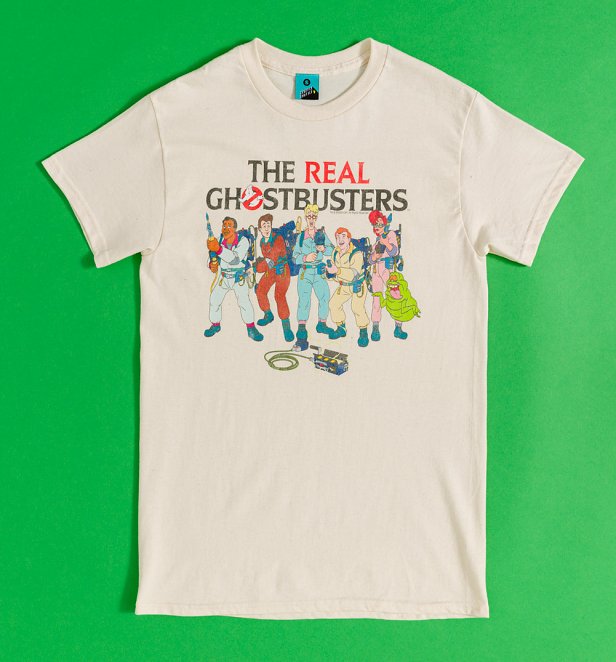 The Real Ghostbusters Natural T-Shirt
