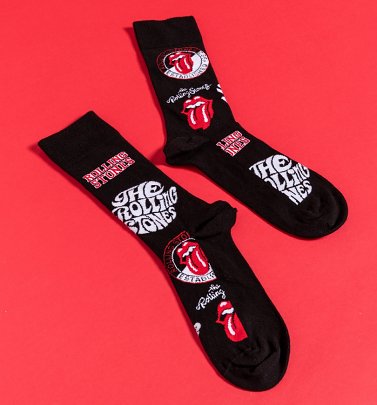 The Rolling Stones Logos Socks