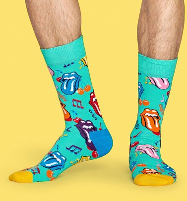 The Rolling Stones Notes Socks from Happy Socks The Rolling Stones Notes Socks from Happy Socks