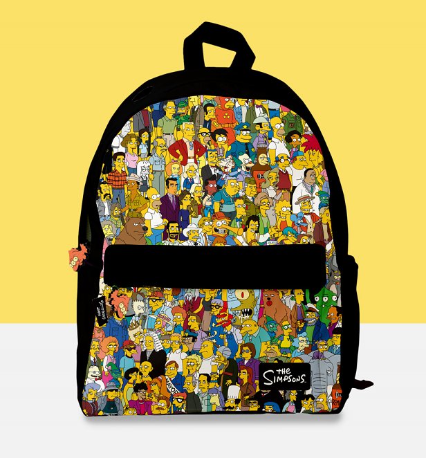 The Simpsons All Over Print Backpack The Simpsons All Over Print Backpack