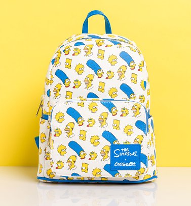 The Simpsons All Over Print Mini Backpack from Cakeworthy