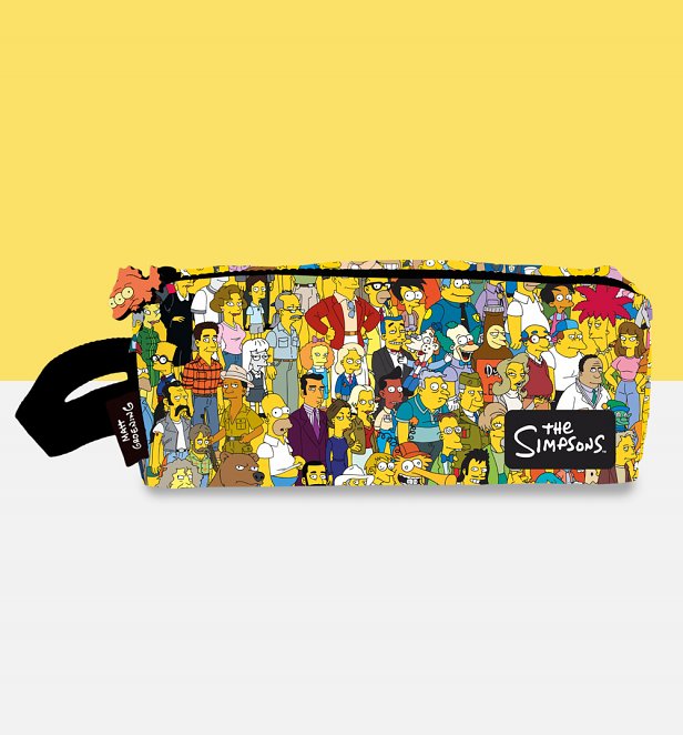 The Simpsons All Over Print Rectangular Pencil Case The Simpsons All Over Print Rectangular Pencil Case