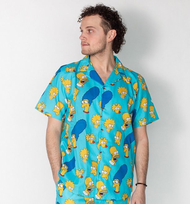 The Simpsons Co-Ord Button Up Shirt from Cakeworthy