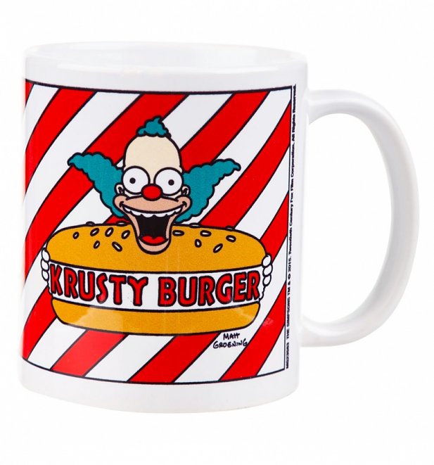 The Simpsons Krusty Burger Mug The Simpsons Krusty Burger Mug