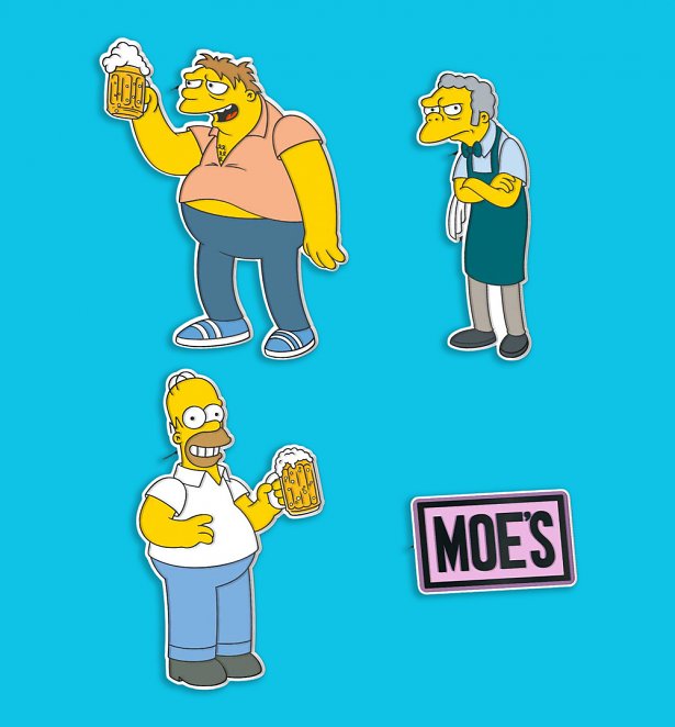 The Simpsons Set Of 4 Pins The Simpsons Set Of 4 Pins