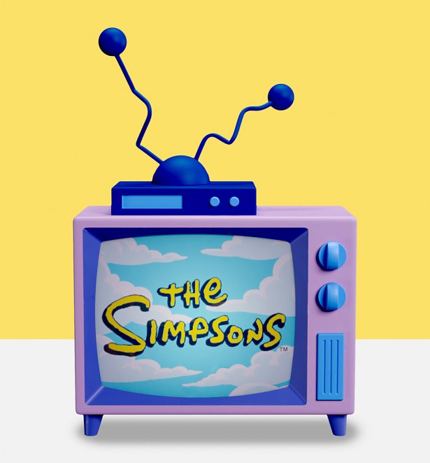 The Simpsons TV Lamp The Simpsons TV Lamp