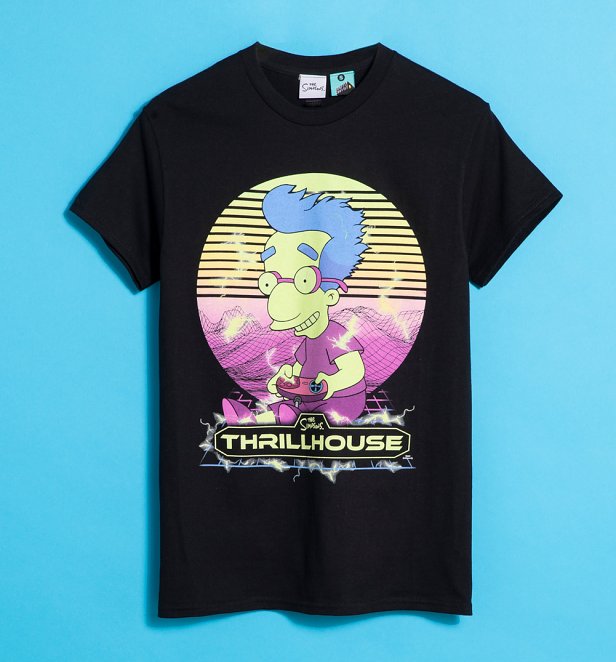 The Simpsons Thrillhouse Black T-Shirt The Simpsons Thrillhouse Black T-Shirt