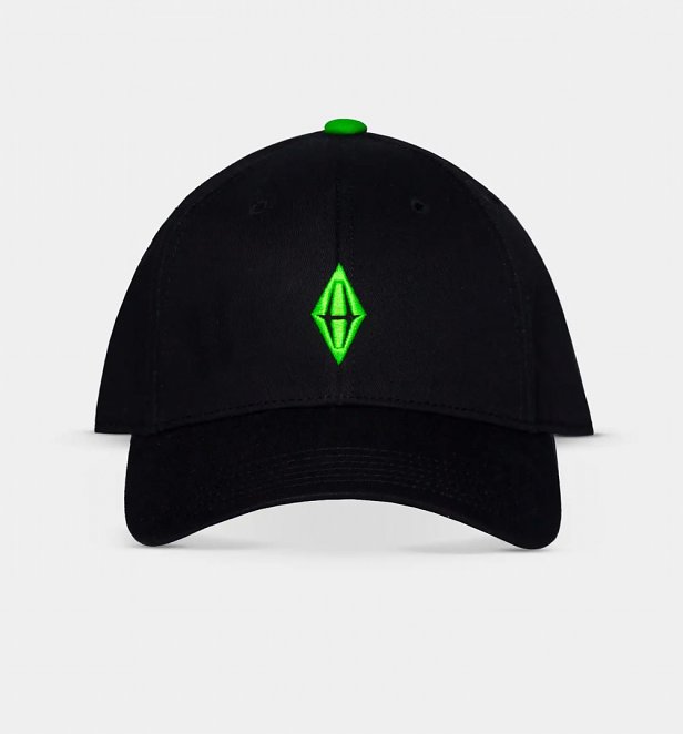 The Sims Plumbob Black Adjustable Baseball Cap