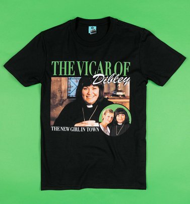 The Vicar Of Dibley Black T-Shirt The Vicar Of Dibley Black T-Shirt