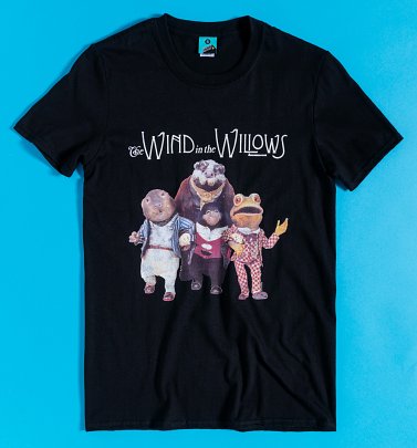 The Wind In The Willows Black T-Shirt