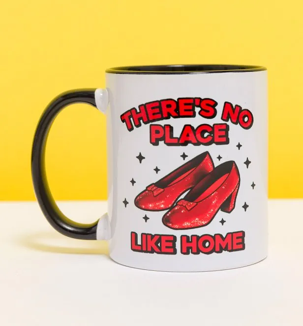 The Wizard Of Oz There's No Place Like Home Black Handle Mug
