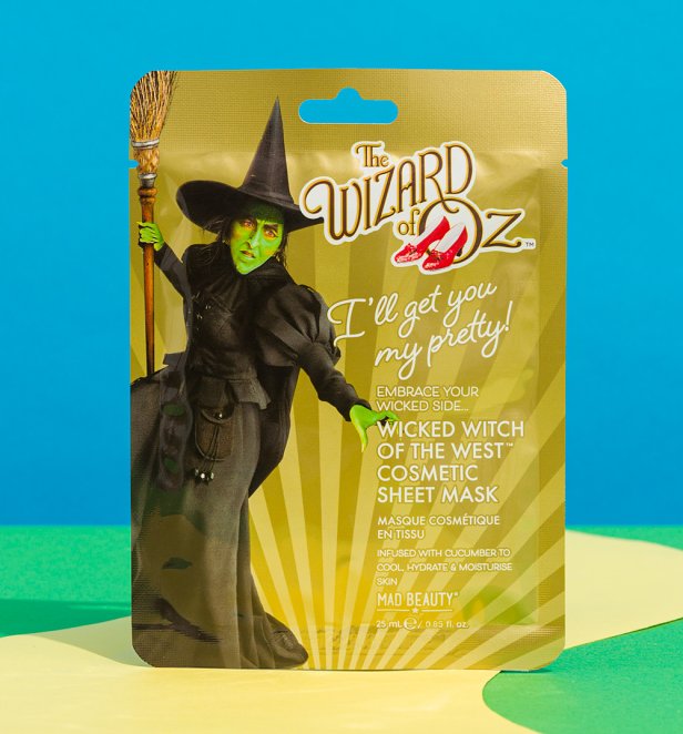The Wizard Of Oz Wicked Witch Sheet Mask from Mad Beauty