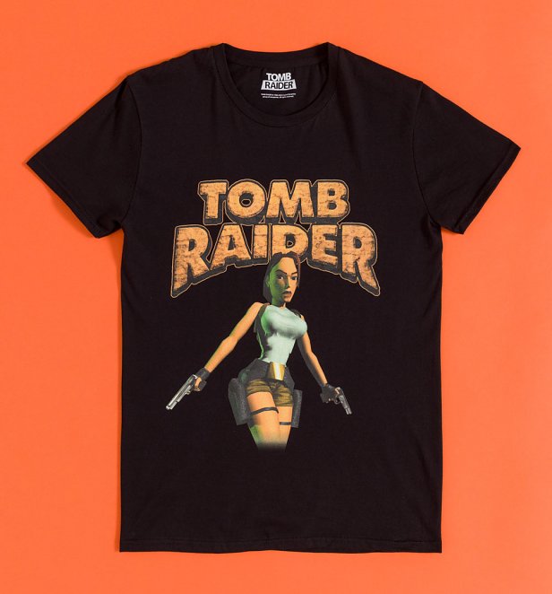 Tomb Raider Lara Croft Black T-Shirt Tomb Raider Lara Croft Black T-Shirt