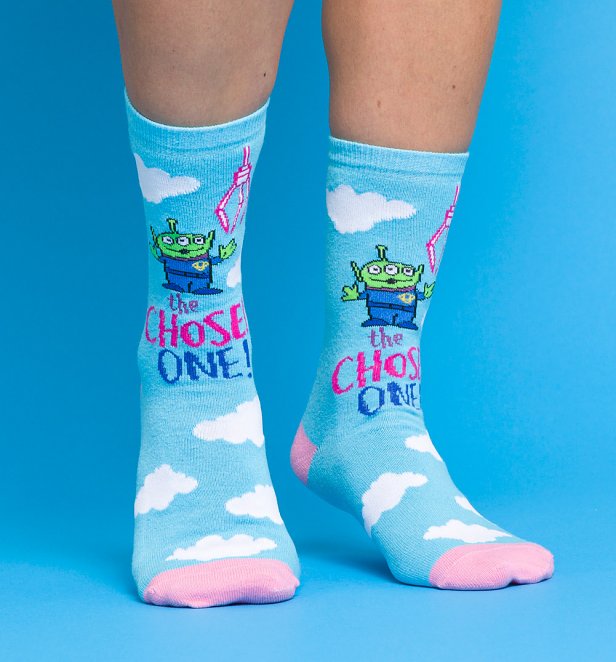 Toy Story Alien The Chosen One Socks