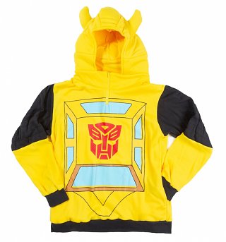 Transformers Bumblebee Costume Hoodie Transformers Bumblebee Costume Hoodie