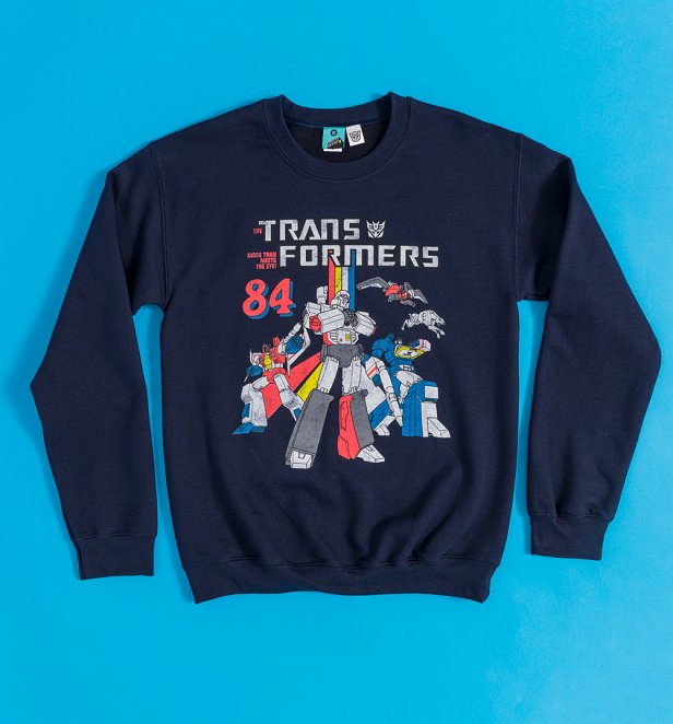 Transformers Decepticons 84 Navy Sweater
