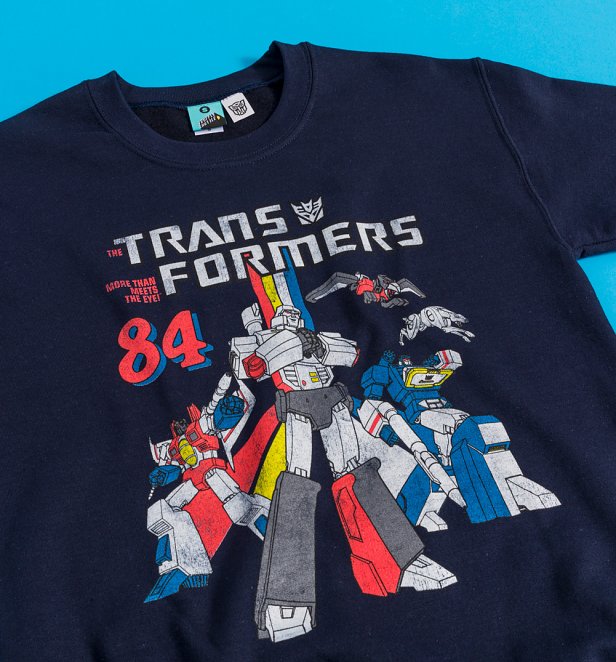 Transformers Decepticons 84 Navy Sweater