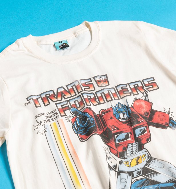 Transformers Optimus Prime Ecru T-Shirt