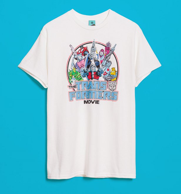 Transformers The Movie Characters White T-Shirt Transformers The Movie Characters White T-Shirt