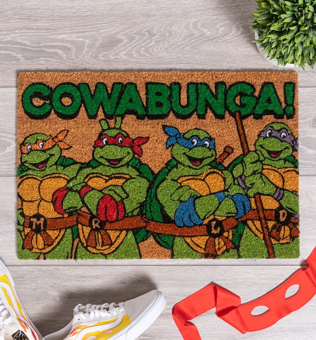 Turtles Cowabunga Door Mat