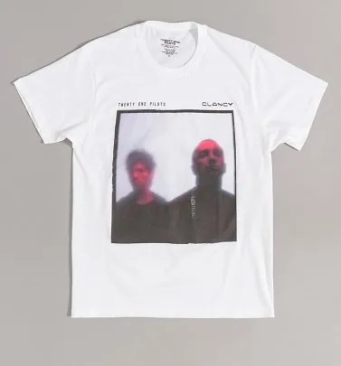 Twenty One Pilots Red Film White T-Shirt