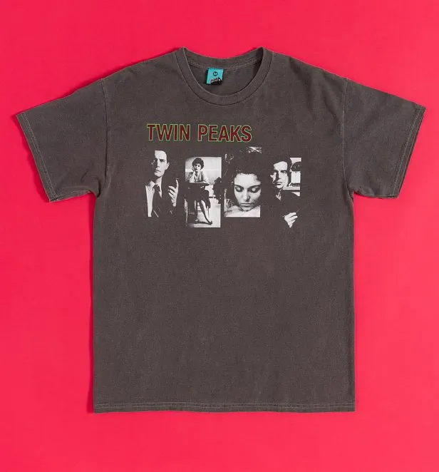 Twin Peaks Fire Walk With Me Vintage Wash Charcoal T-Shirt