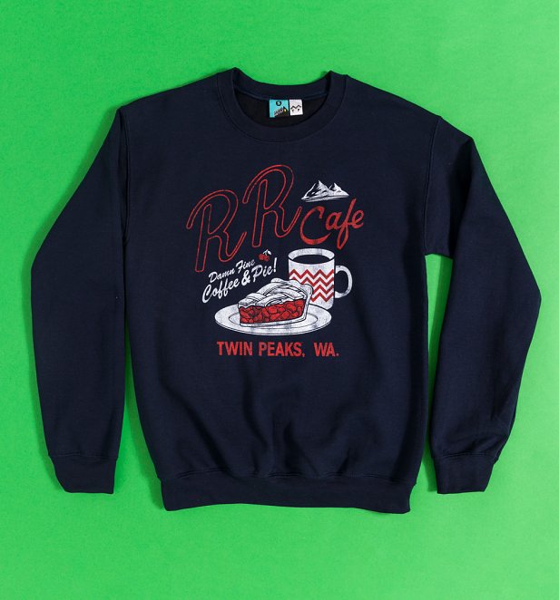 Twin Peaks RR Cafe Navy Sweater