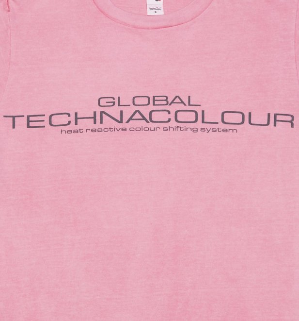 Unisex Pink to White Heat Sensitive T-Shirt from Global Technacolour Unisex Pink to White Heat Sensitive T-Shirt from Global Technacolour