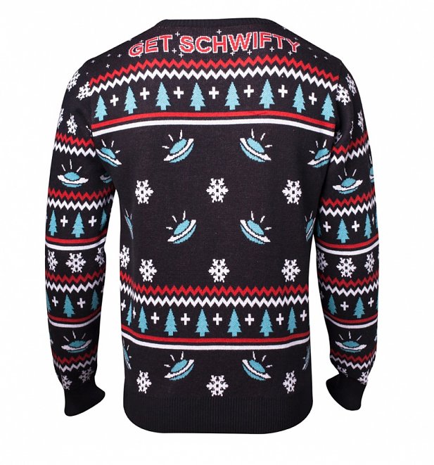 Rick And Morty Knitted Get Schwifty Fair Isle Jumper Rick And Morty Knitted Get Schwifty Fair Isle Jumper