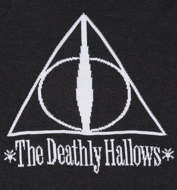 The Deathly Hallows Knitted Harry Potter Jumper The Deathly Hallows Knitted Harry Potter Jumper