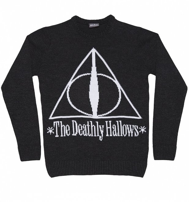 The Deathly Hallows Knitted Harry Potter Jumper The Deathly Hallows Knitted Harry Potter Jumper