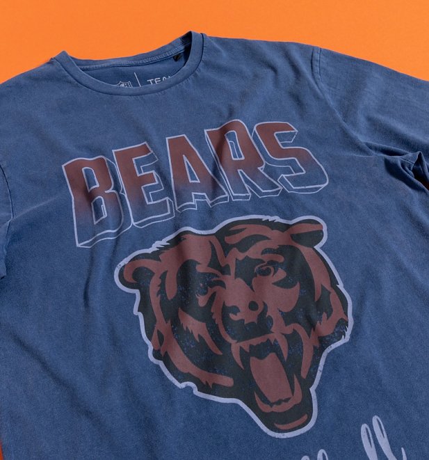 Vintage Blue Chicago Bears NFL T-Shirt from Recovered