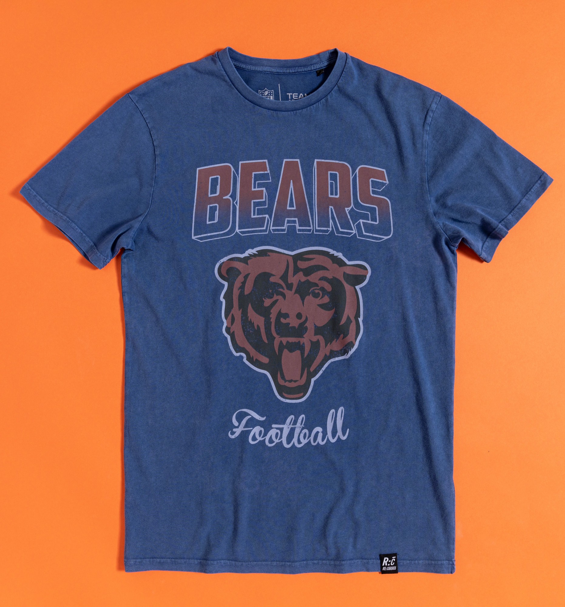 Vintage Blue Chicago Bears Nfl T Shirt From Recovered 