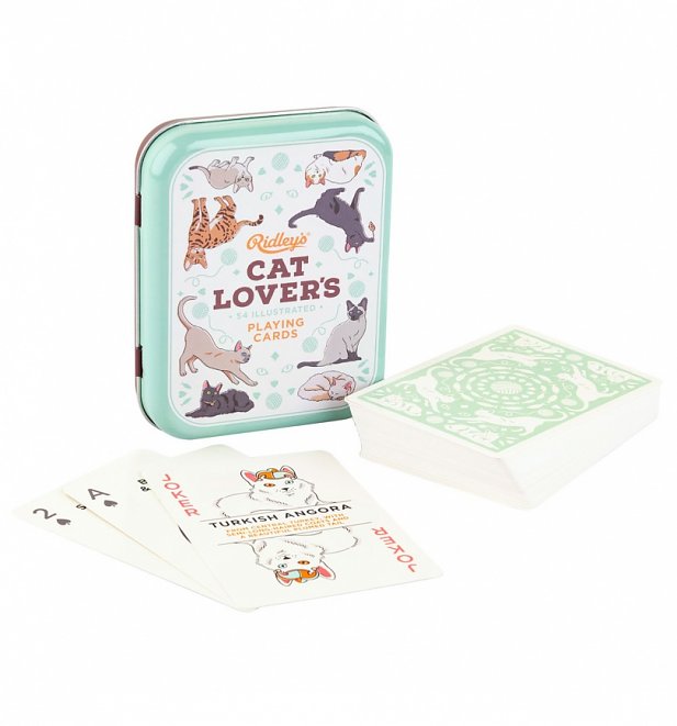 Vintage Cat Lover's Playing Cards in Tin Vintage Cat Lover's Playing Cards in Tin
