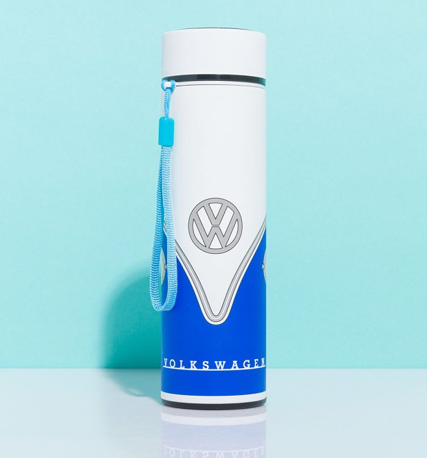 Volkswagen Campervan Blue Hot and Cold Insulated Metal Flask