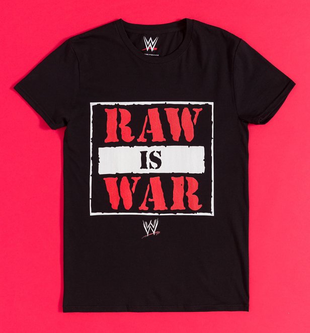 WWE Raw is War Black T-Shirt