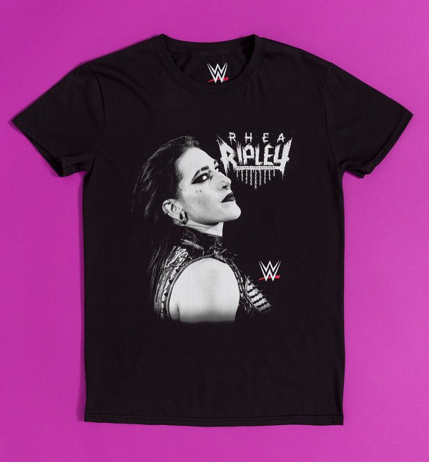 WWE Rhea Ripley Black T-Shirt WWE Rhea Ripley Black T-Shirt