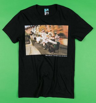 Wallace And Gromit A Matter Of Loaf And Death Black T-Shirt Wallace And Gromit A Matter Of Loaf And Death Black T-Shirt